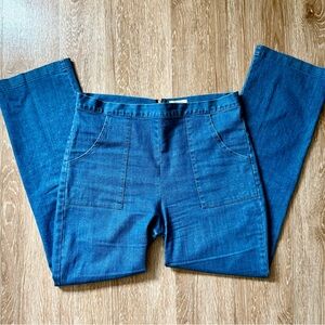 Cameo Women’s 70s Inspired Denim Straight Leg Pants Made in California